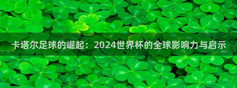 足球世界杯：卡塔尔足球的崛起：2024世界杯的全球影响力与启示